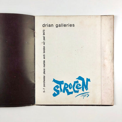Stefan Strocen exhibition catalogue | Drian Galleries, 1965?