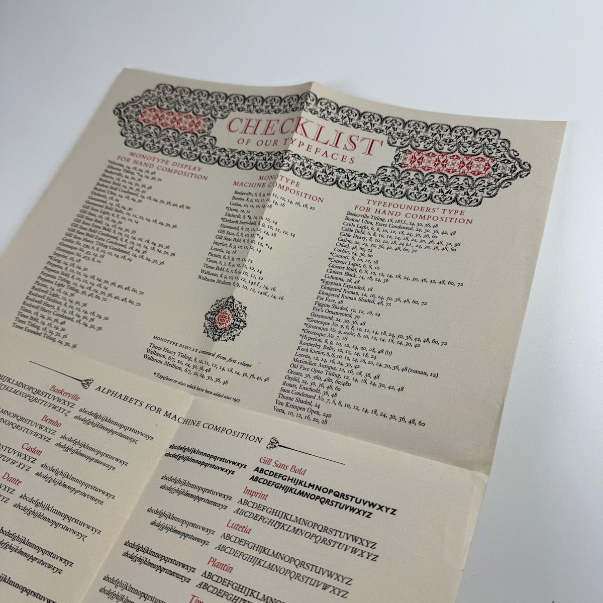 By the Way. No. 1 Autumn 1959. An occasional bulletin from The Curwen Press
