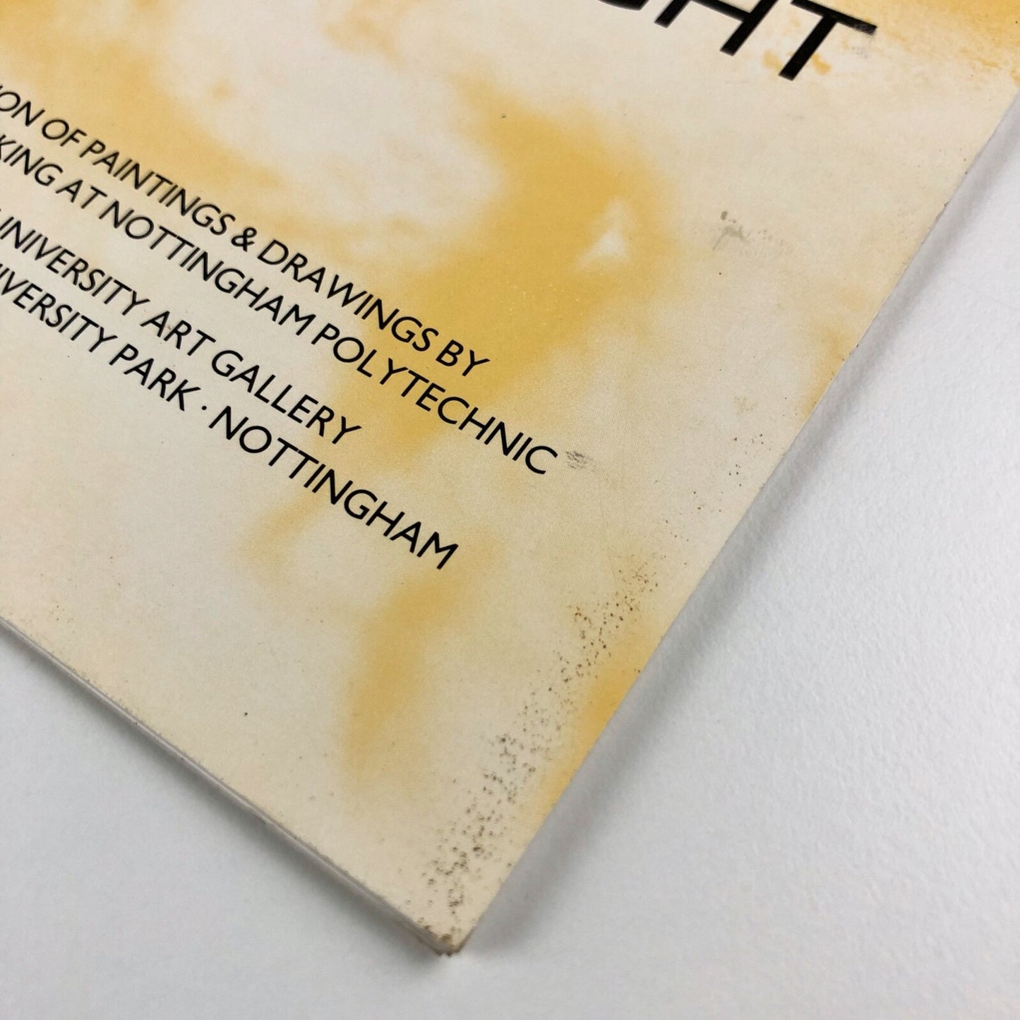 David Willetts, Peter Cartwright, David Measures – an exhibition of paintings & drawings | Nottingham Polytechnic, undated