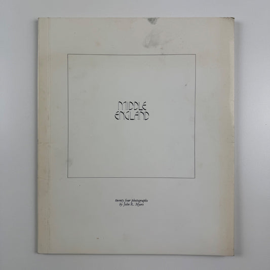 Middle England twenty four photographs by John R. Myers c1974