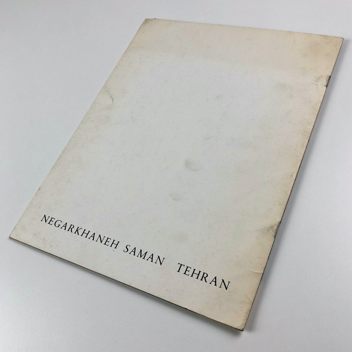Sonia Balassanian | Negarkhanesh Saman, Tehran June 1976 | Exhibition catalogue