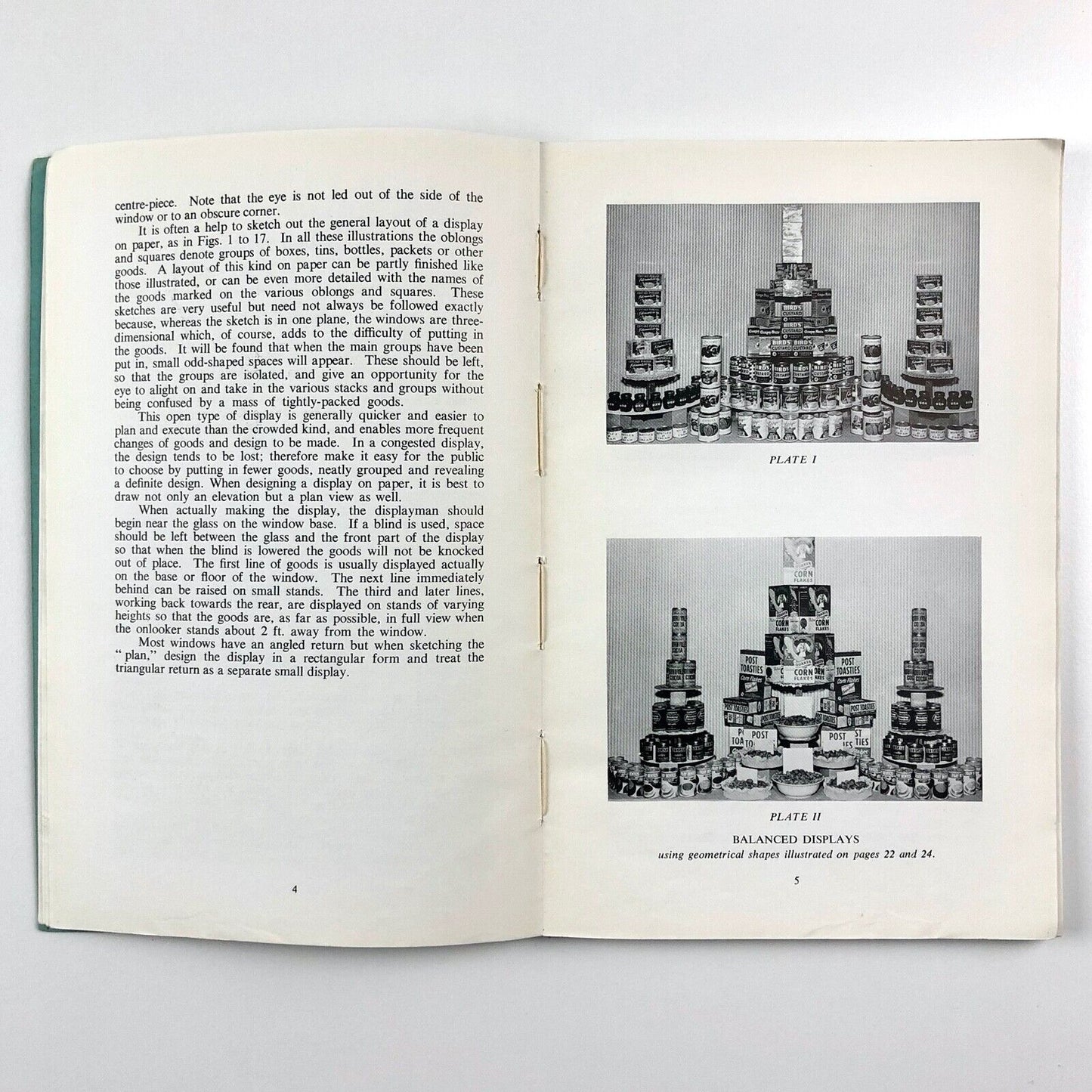 Notes on Window Display for Grocery and Confectionery Students | The Beeches College, Bournville, 1953