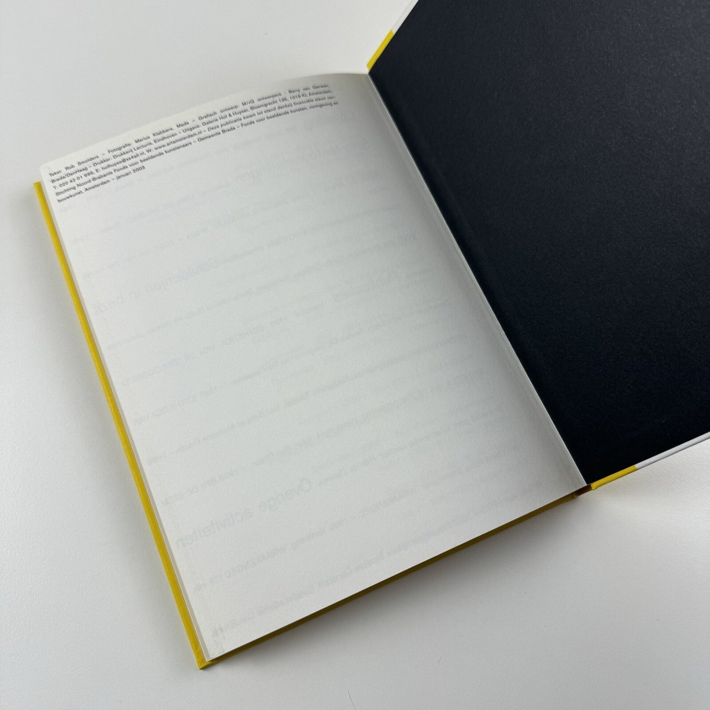 Jaap de Vries – Aquarellen, schilderijen | Galerie Hof & Huyser, 2003 exhibition catalogue