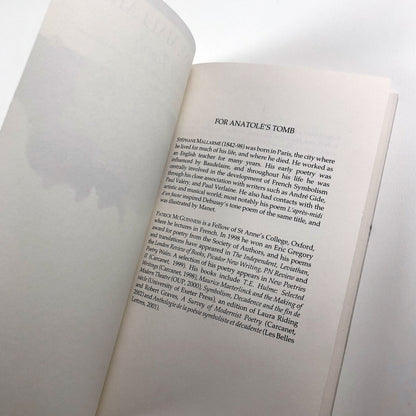 Stéphane Mallarmé – For Anatole's Tomb intro Patrick McGuinness 2003