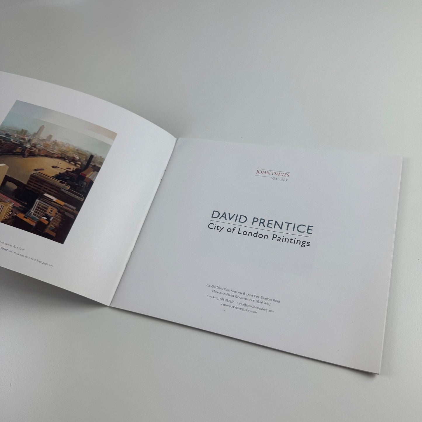 David Prentice. City of London Paintings | John Davies Gallery, April 2010