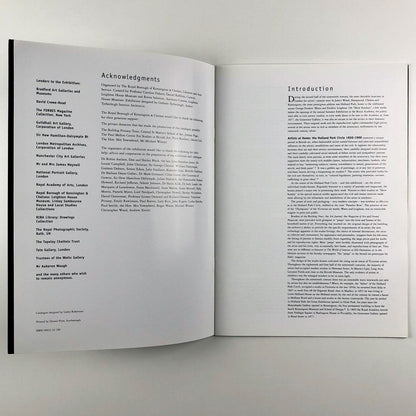 Leaflet for Artists At Home: The Holland Park Circle by Caroline Dakers | Leighton House Museum, 2000