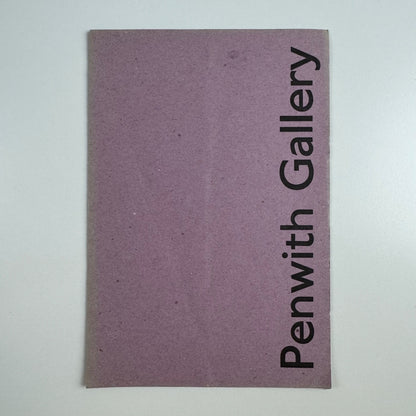 Catalogue Penwith Society Gallery Winter exhibtion 1973/74