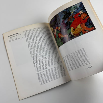 Quadrum offprint VI 50 ans d’art moderne by Will Grohmann 1959 Revue Internationale d’Art Moderne cover design by Jean Arp