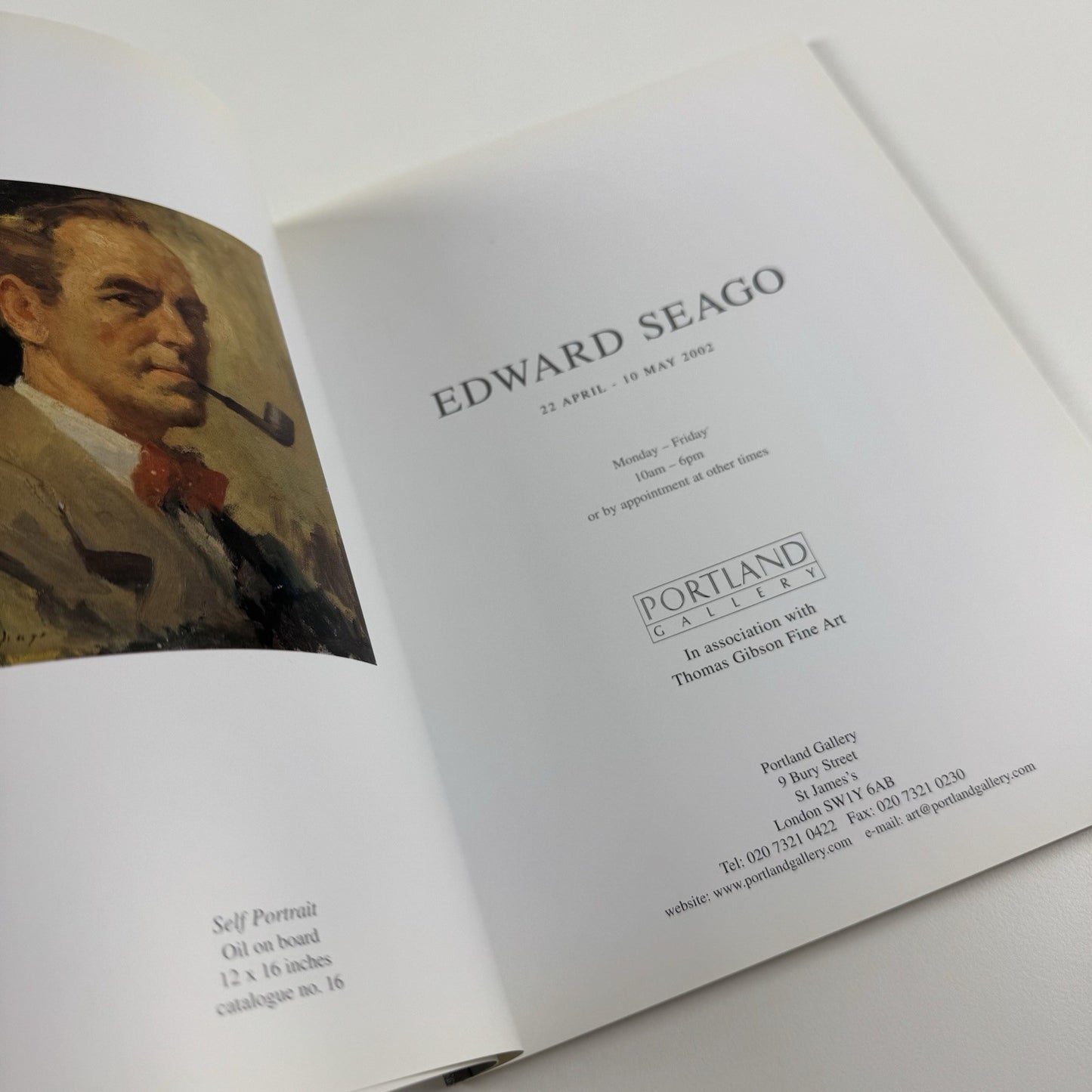 Edward Seago | Portland Gallery, London includes price list 2002