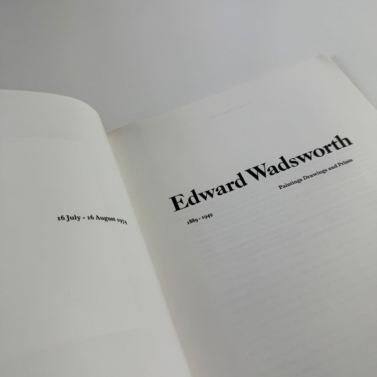 Edward Wadsworth Paintings Drawings and Prints | Colnaghi's London 1974