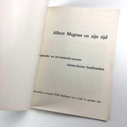 Albert Magnus en zijn tijd | Museum Willet-Holthuysen exhibition catalogue, 1961
