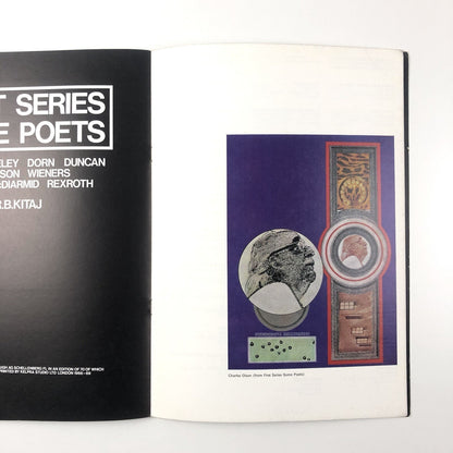 R.B. Kitaj Three Sets | Marlborough Graphics catalogue, 1970 | Typography by Gordon House