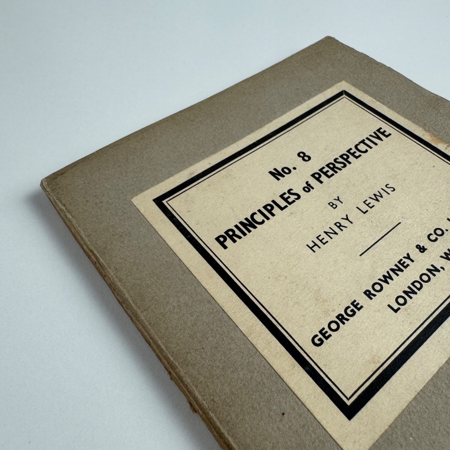 Principles of Perspective by Henry Lewis. No. 8. George Rowney & Co, 29th edition