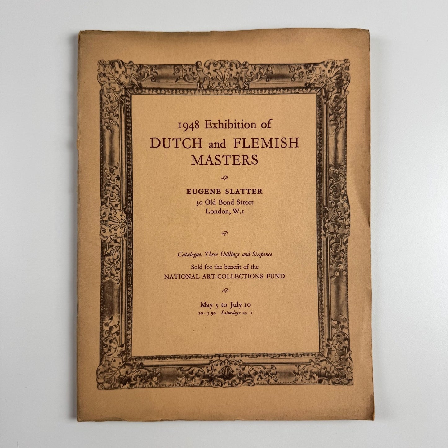 1948 Exhibition of Dutch and Flemish Masters | Eugene Slatter, London, 1948
