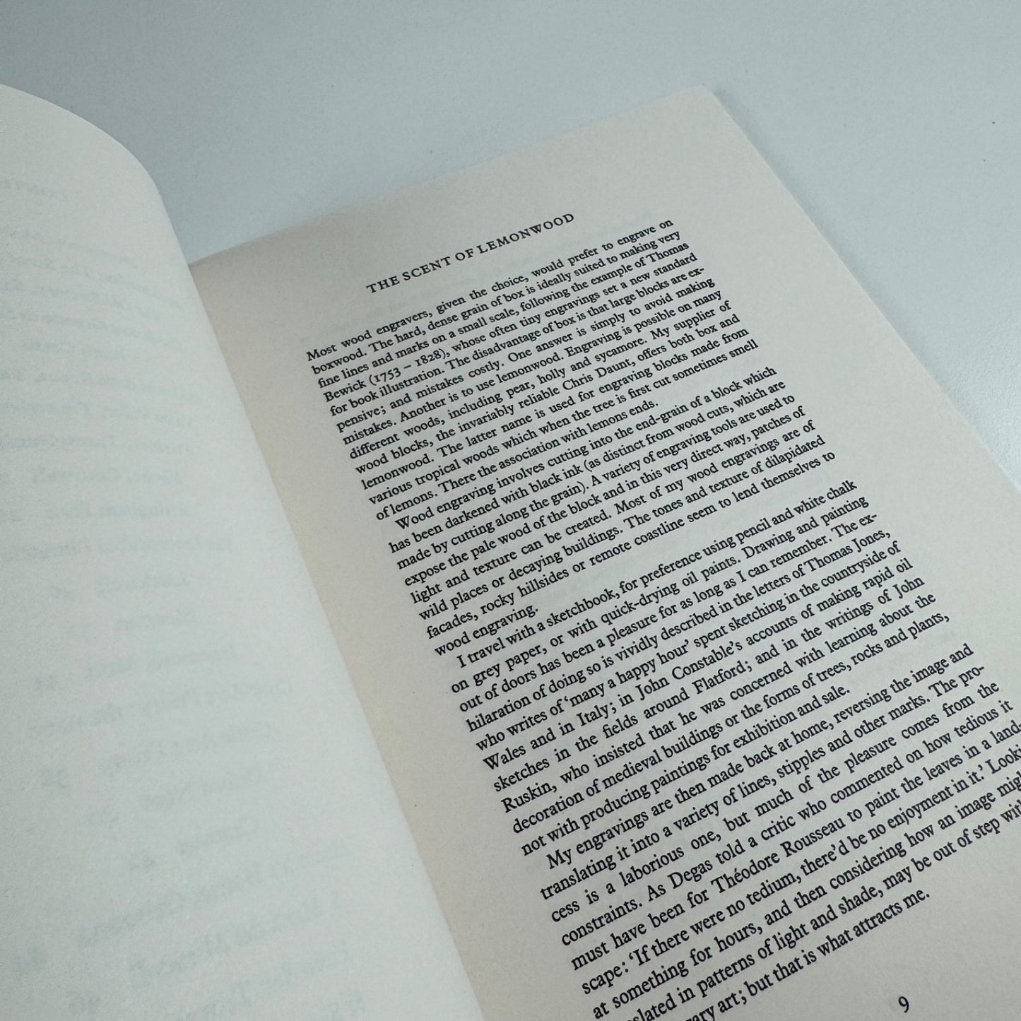Light into Lemonwood. Wood engravings of mountains and monuments by Merlin Waterson, 2015
