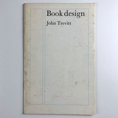 Book Design by John Trevitt | Cambridge University Press, 1980