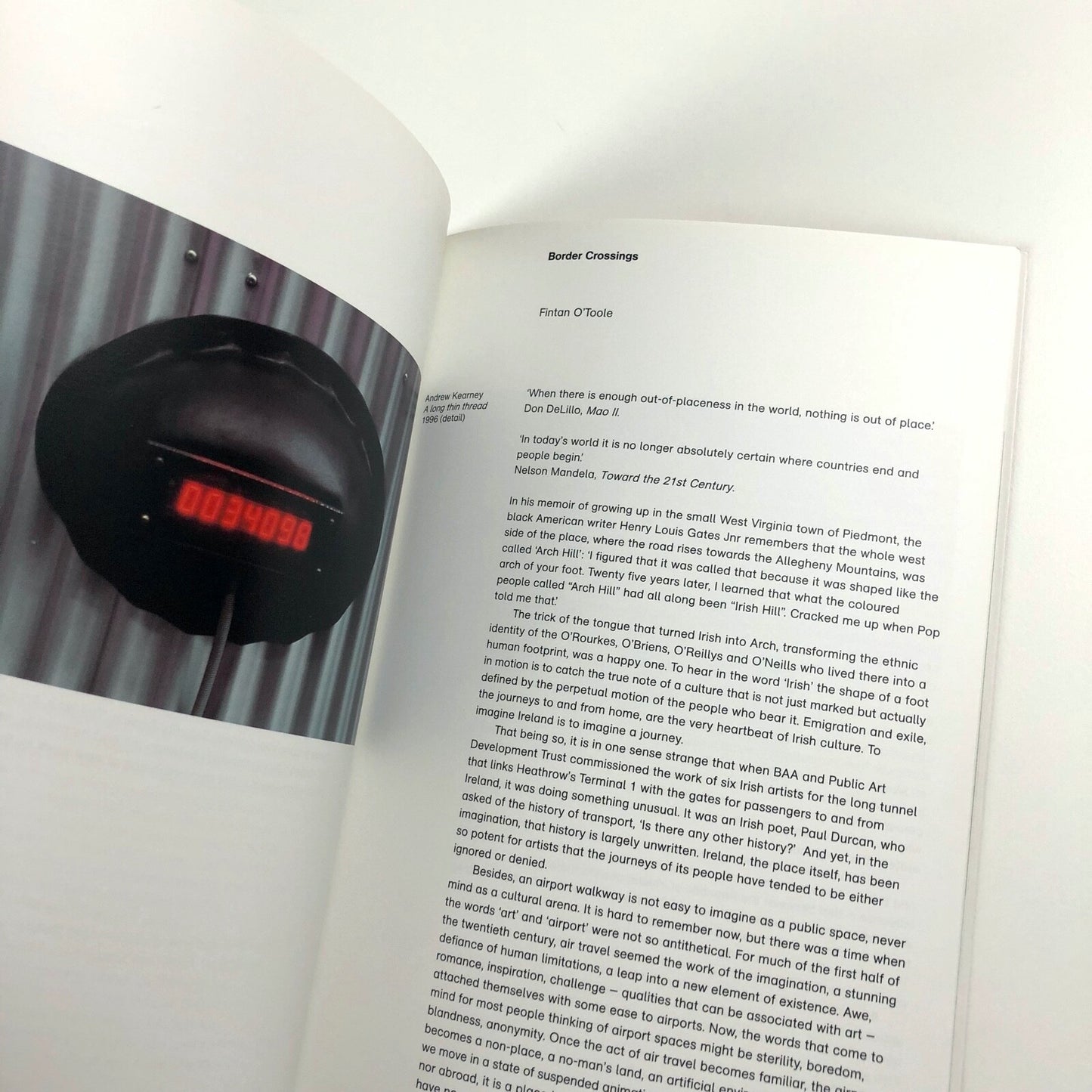 Public Art Development Trust. Heathrow Project. Documentary Notes 1998