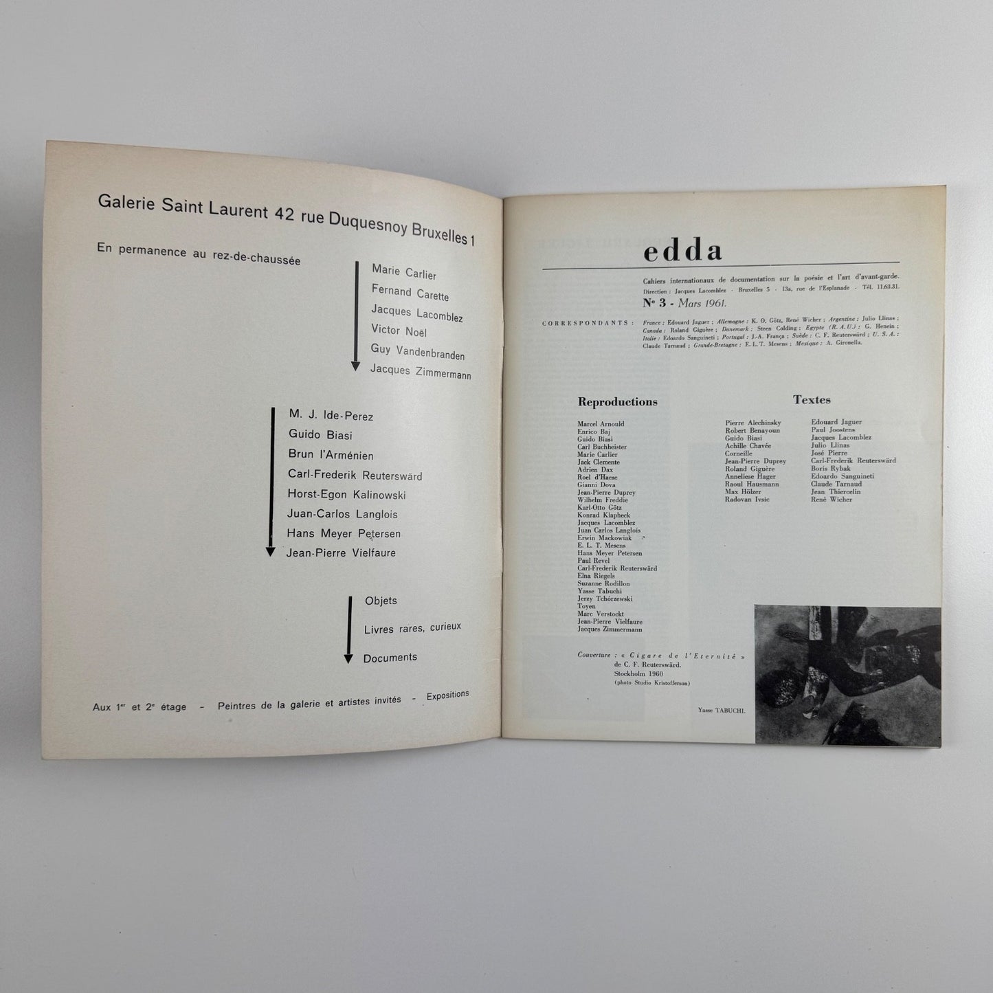 edda 3 No 3 March 1961. Cahiers internationaux de documentation sur la poésie