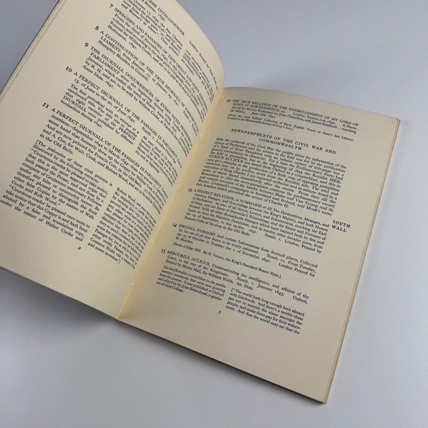 History of the English newspaper through three centuries held at The Old Court House | The Press Club 1932