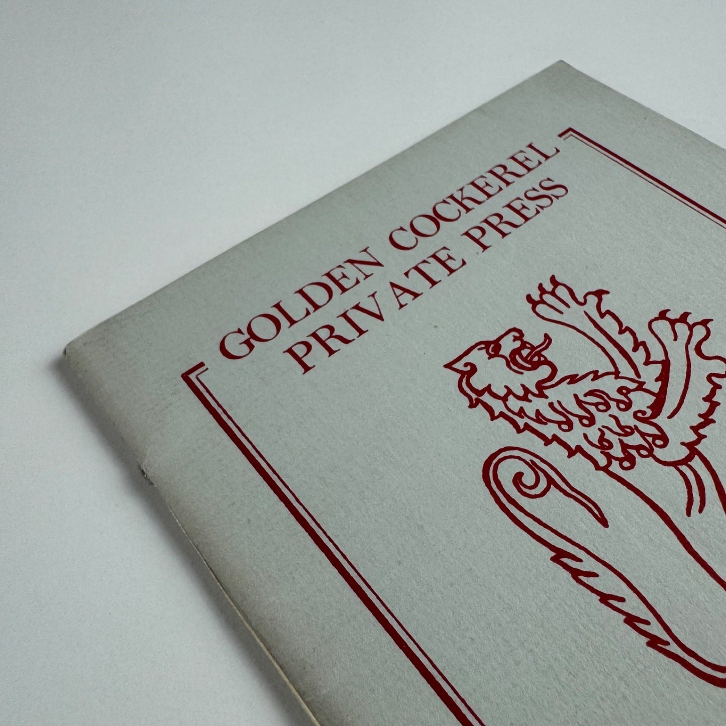 Golden Cockerel Private Press British Hand-made books. Spring 1955