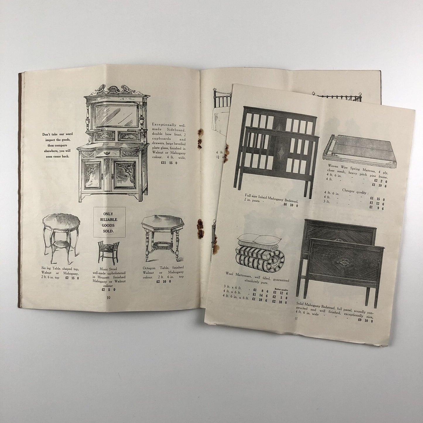 S. Bolton | Bolton’s furniture 408 Kingsland Road, London brochure, undated