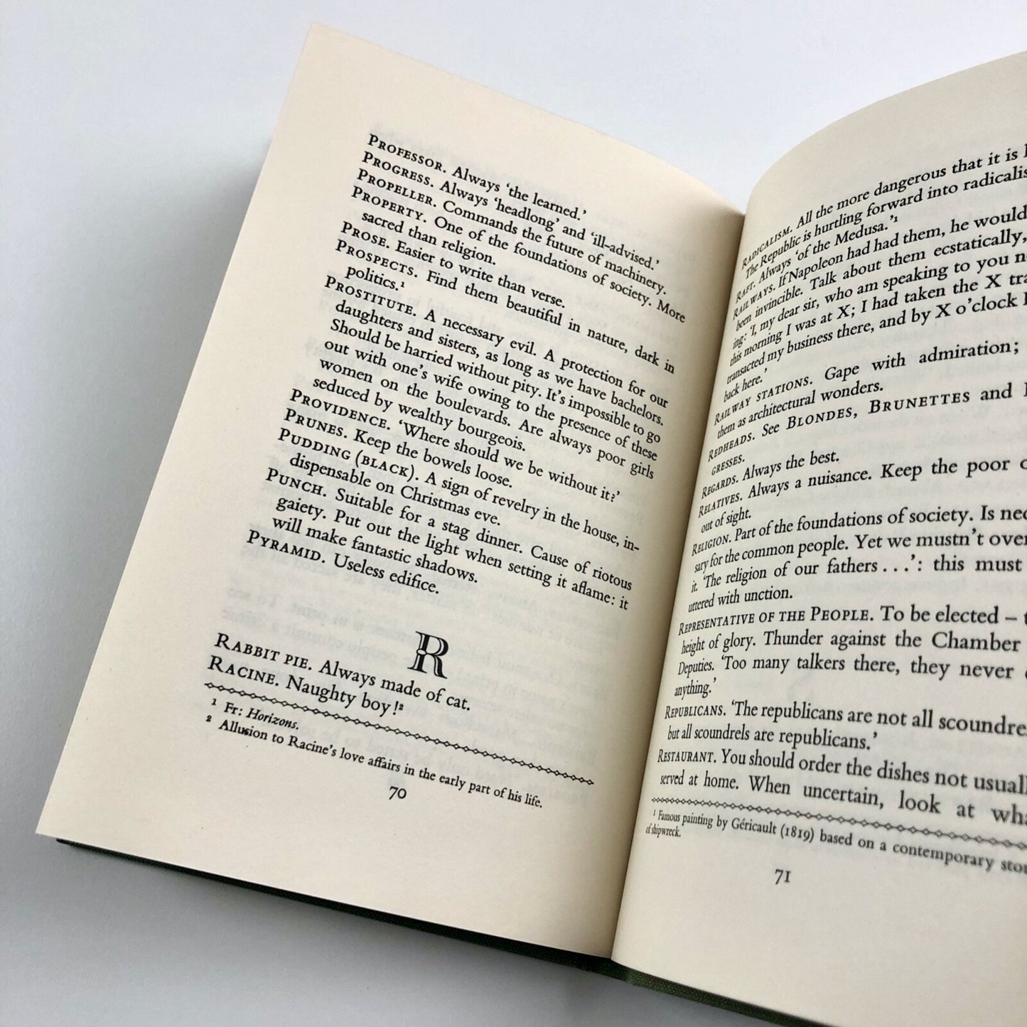 Flaubert’s Dictionary of Accepted Ideas | Translated by Jacques Barzun, 1954