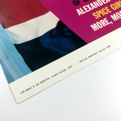 Vanity Fair / Habitat – London Swings Again | Fold-out poster | Artclub Quarterly, 1998 | Reproduction: Tim Noble &amp; Sue Webster, London Swings, 1997