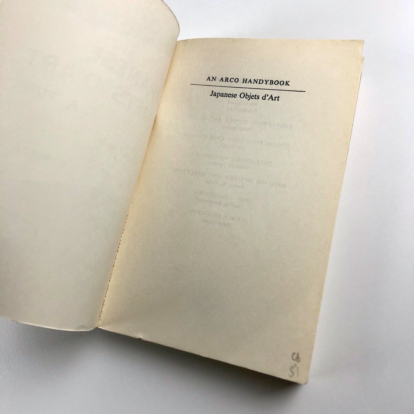 Japanese Objets d'Art by Frank A. Turk | Arco Handybooks, 1962