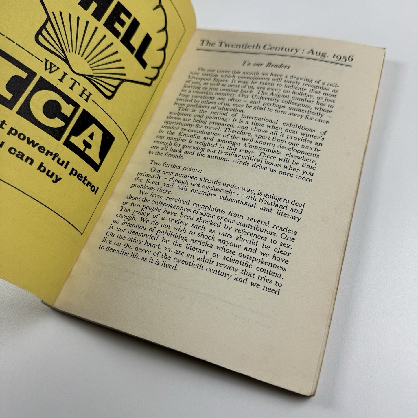 The Twentieth Century – August 1956, Vol. 1956 Vol CLX No 954 | Edward Bawden cover