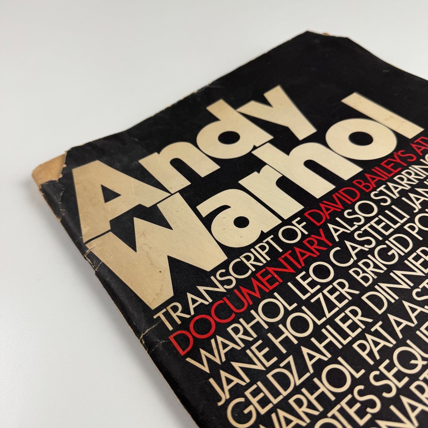 Andy Warhol: Transcript of David Bailey’s ATV Documentary | Bailey Litchfield/Mathews Millar Dunbar Ltd,  1972