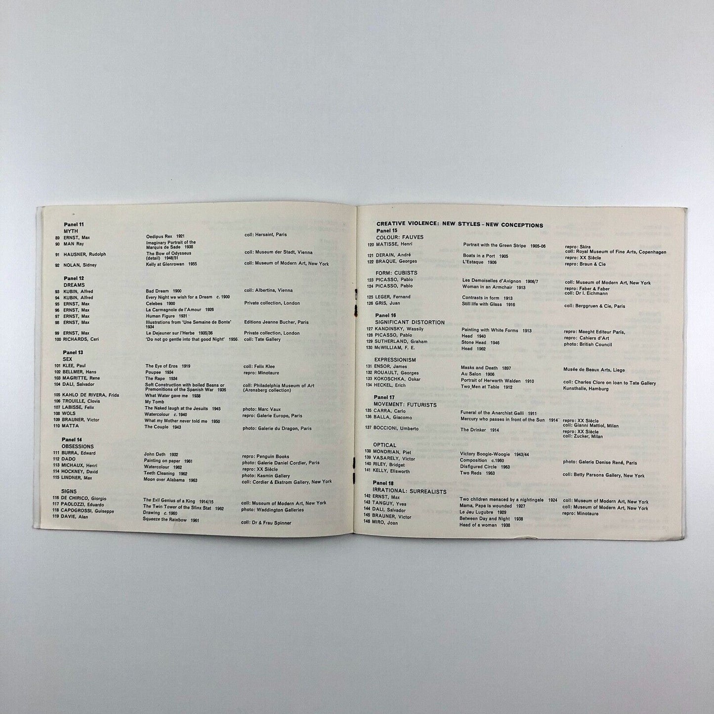 Study for an Exhibition of Violence in Contemporary Art | ICA London, 1964