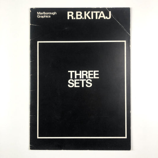 R.B. Kitaj Three Sets | Marlborough Graphics catalogue, 1970 | Typography by Gordon House
