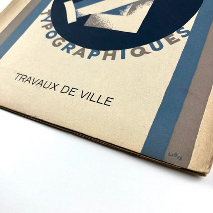 Divertissements Typographiques Tome 1, Travaux De Ville | Deberny et Peignot type folder and ephemera