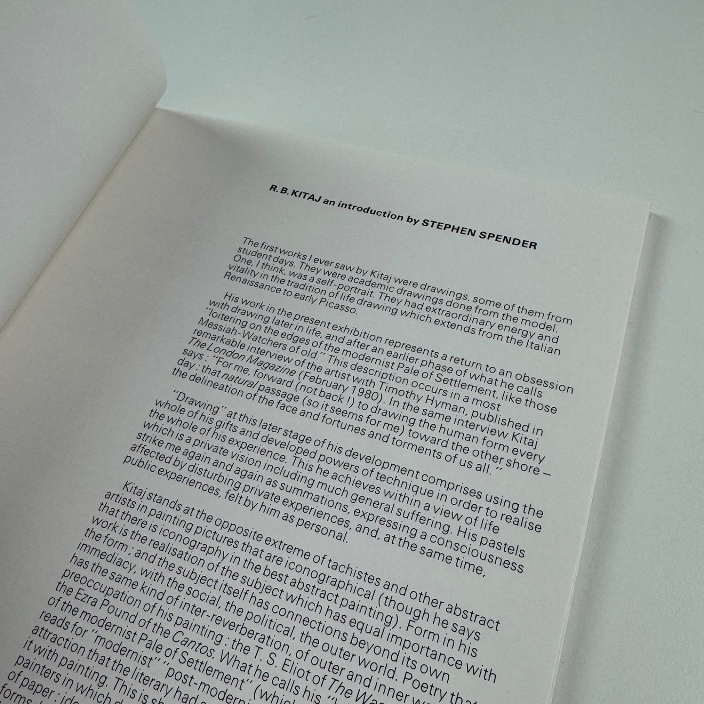 R.B. Kitaj. Pastels and drawings | Marlborough Fine Art 1980