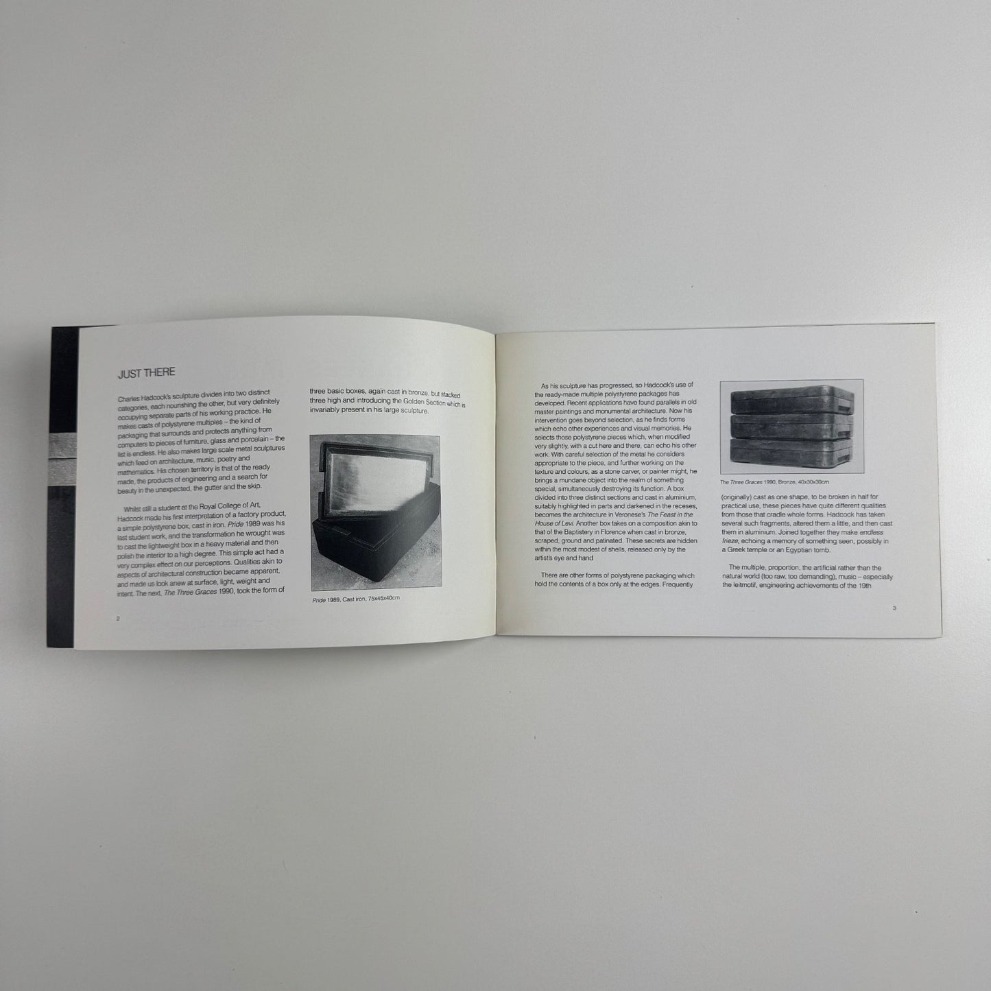 Charles Hadcock. Investigating Multiples. Recent Sculpture | Reed's Wharf Gallery, 1996