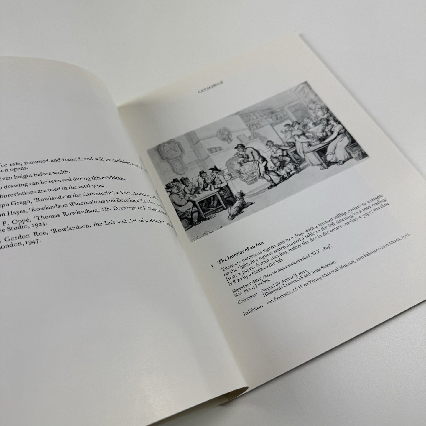 An exhibition of watercolour drawings by Thomas Rowlandson | Leger Galleries catalogue, 1981