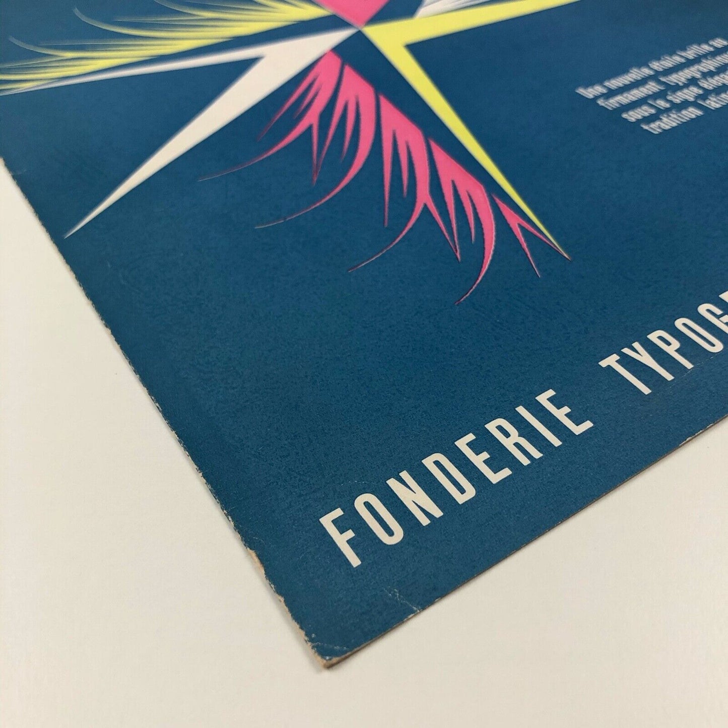 Type specimen Fonderie Typographique Français ‘PARIS’ typeface 1953 designed by Crous Vidal