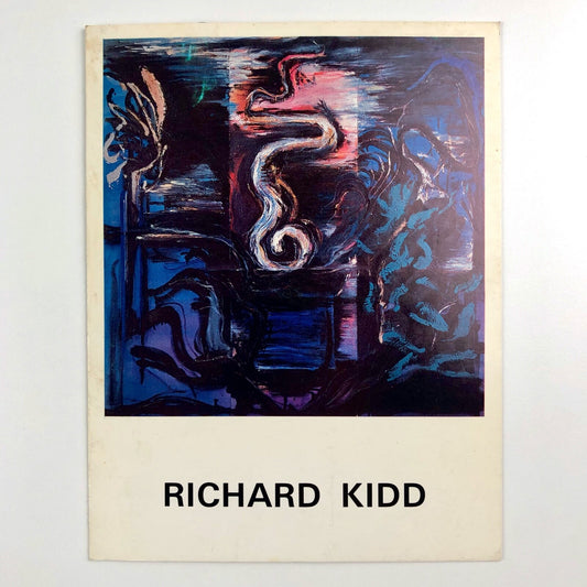 Richard Kidd – Work done in New York 1982-1983 | Juda Rowan Gallery | Folded card and invitation, 1983