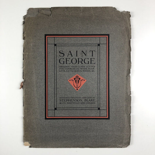 Saint George type specimen booklet | Stephenson Blake, undated