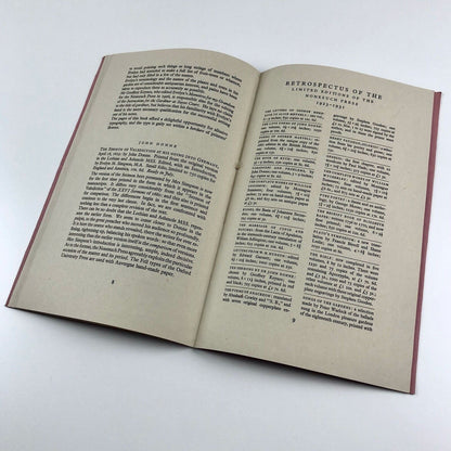 Prospectus & Retrospectus of the Nonesuch Press, 1932