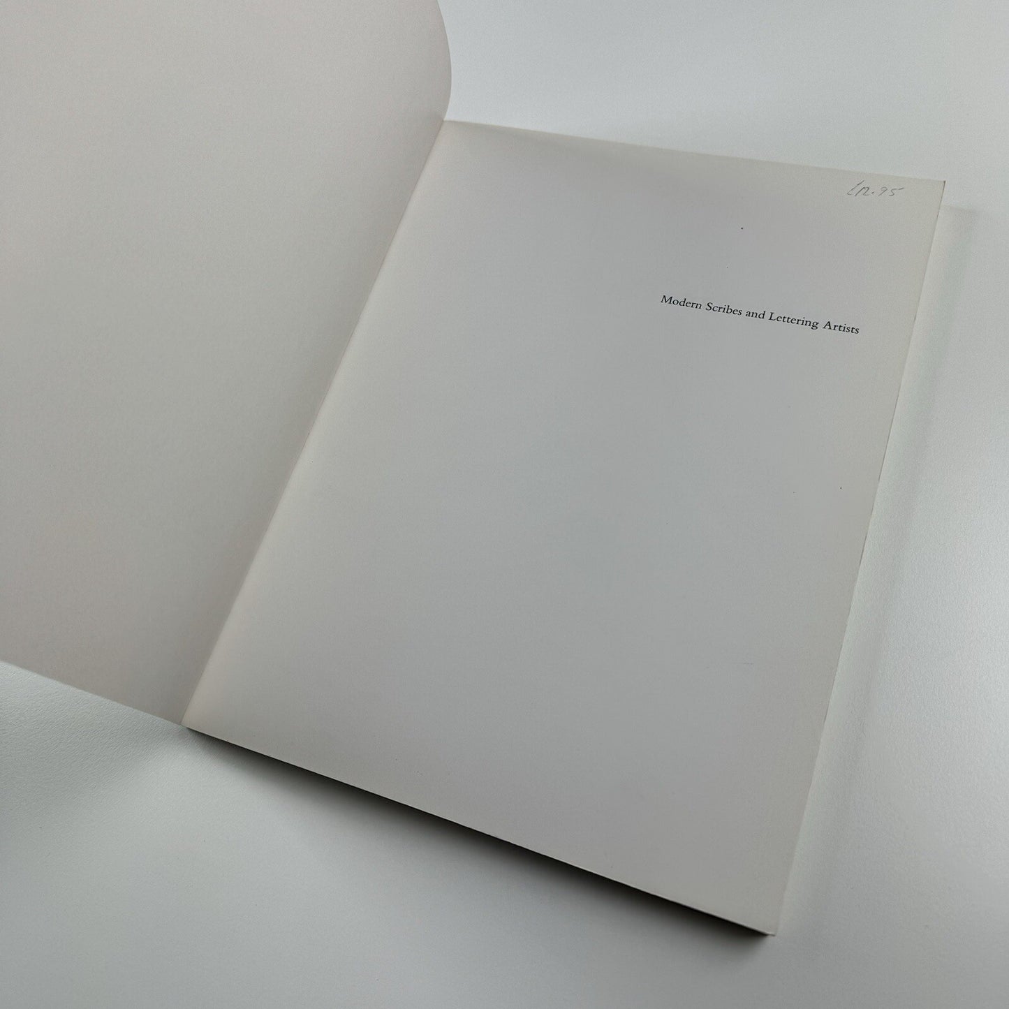 Modern Scribes and Lettering Artists | Trefoil Publications, 1990