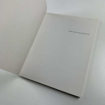 Modern Scribes and Lettering Artists | Trefoil Publications, 1990