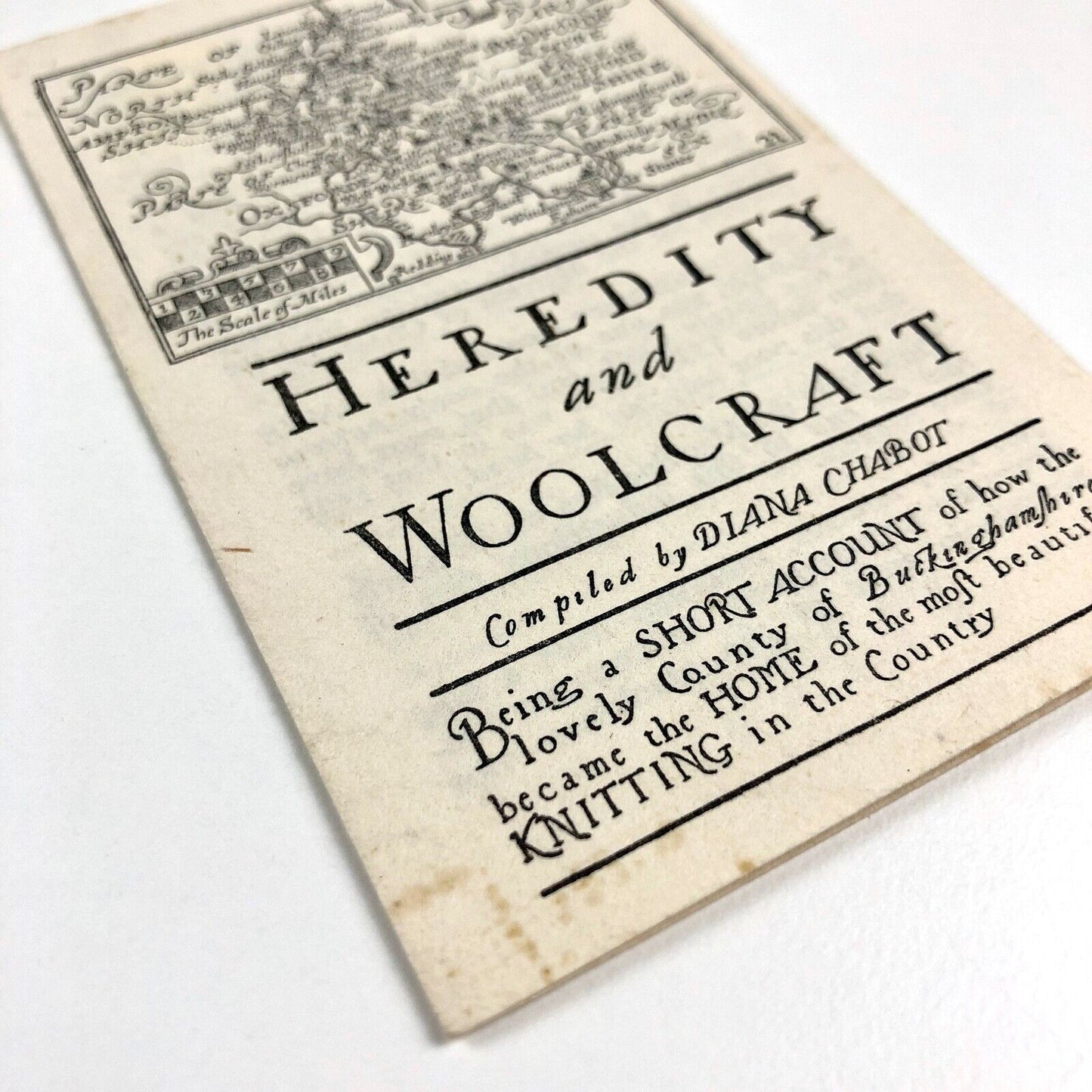 Heredity and Woolcraft, compiled by Diana Chabot | Buckinghamshire knitting 1961?