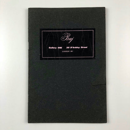 Enrico Baj Interplanetary Paintings | Private View invite Gallery One, London, 1959
