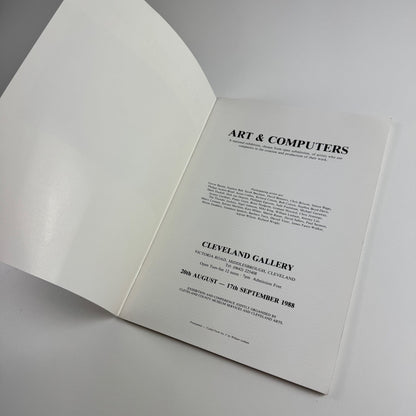 Art & Computers | Cleveland Gallery, 1988