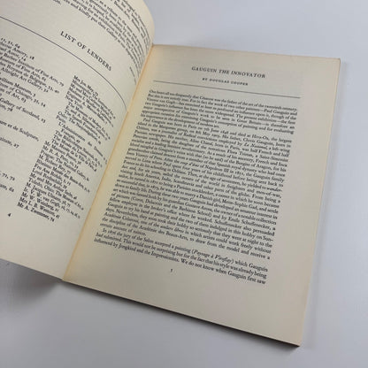 Paul Gauguin. Paintings sculpture and engravings | Arts Council 1955