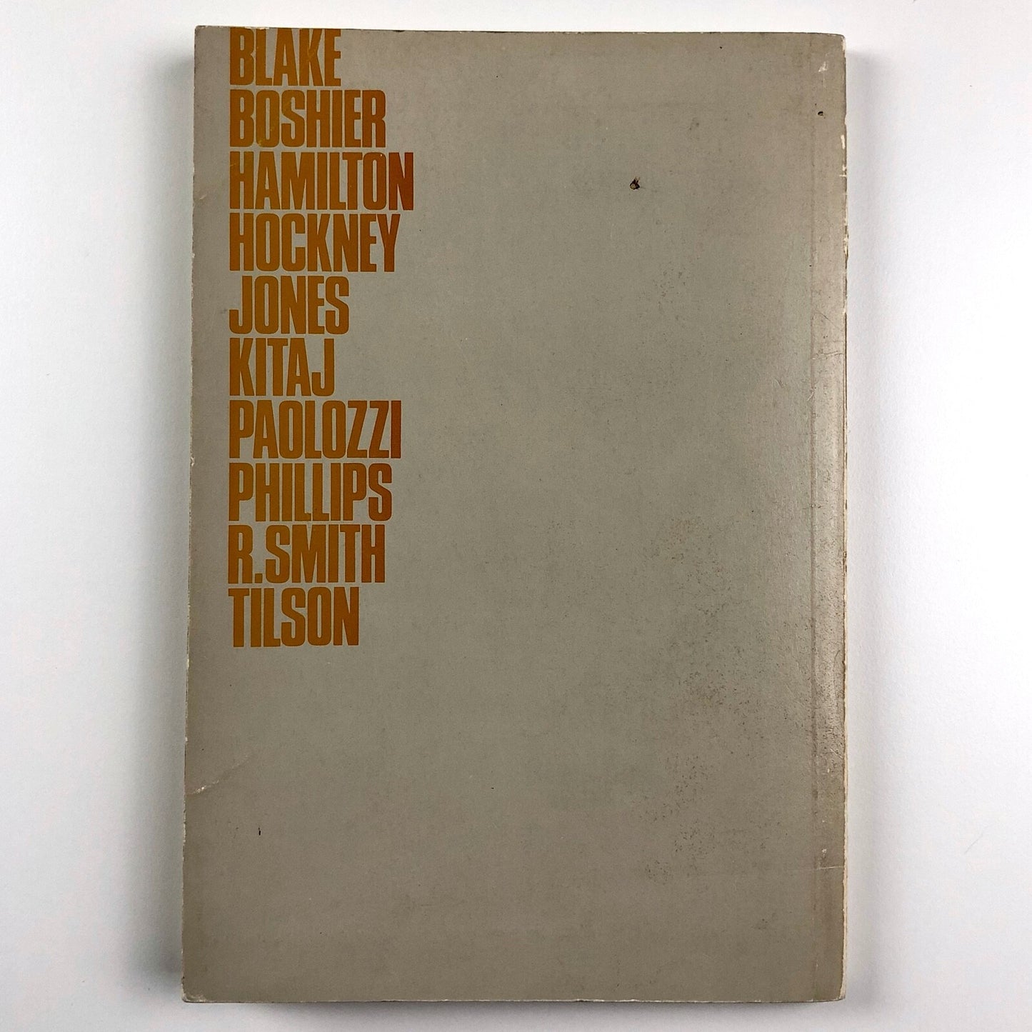 Pop Art in England, Beginnings of a New Figuration | Kunstverein, Hamburg, York | 1976 catalogue