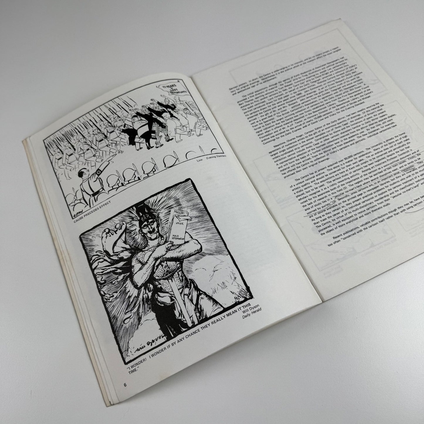 Getting them in Line exhibition of caricature in cartoon University of Kent 1975