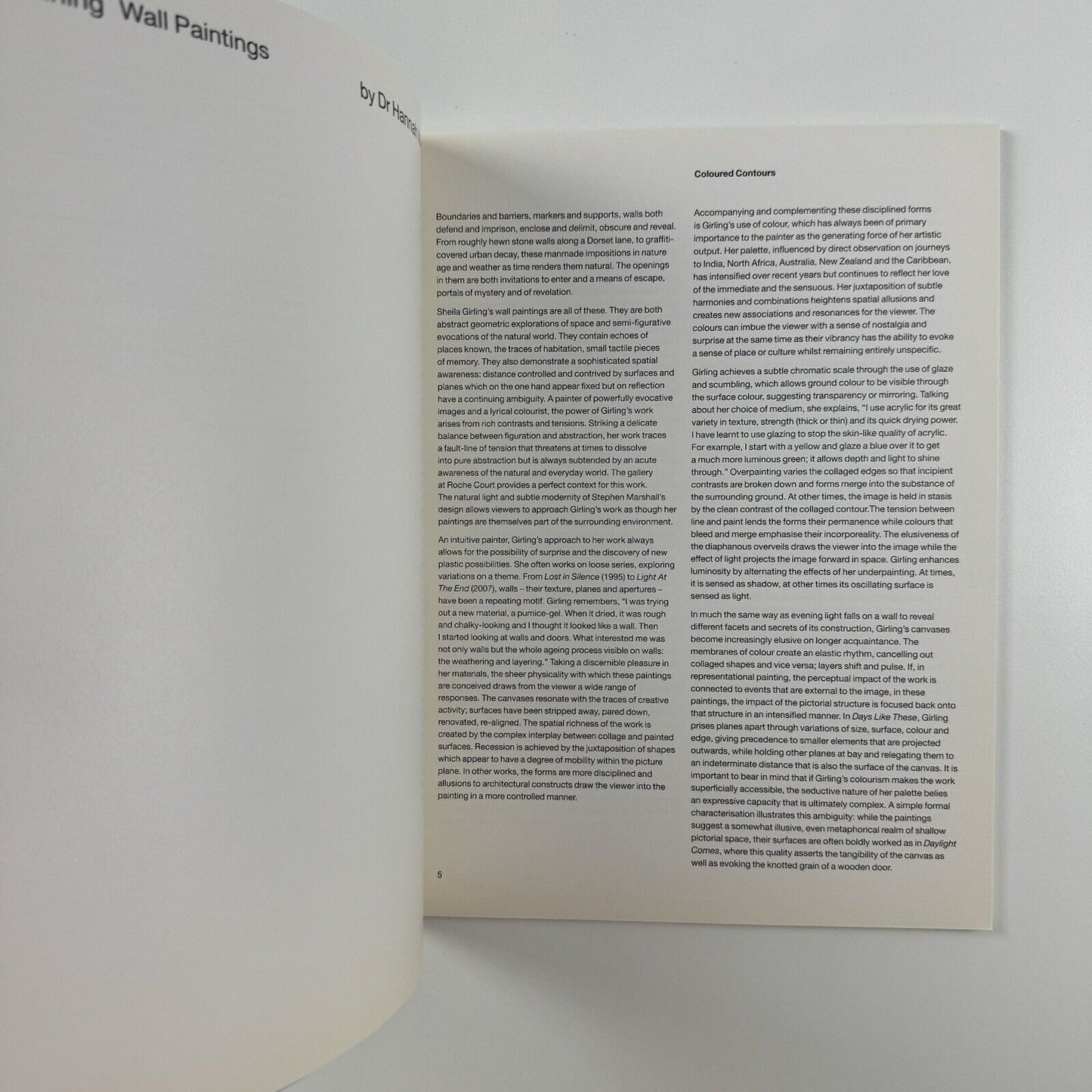 Sheila Girling. Paintings | New Art Centre, Roche Court, 2007