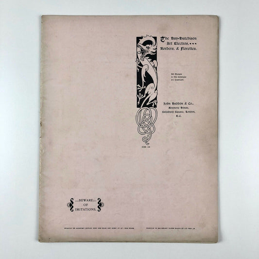Hay-Hutchison Art Electros, Borders & Florettes. John Haddon & Co, London | The Caxton Type Foundry